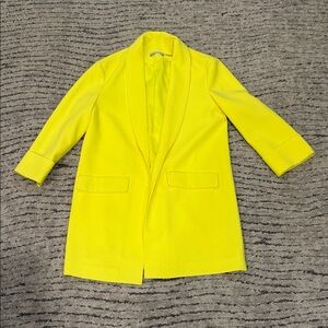 Alice + Olivia Vibrant Yellow Jacket
